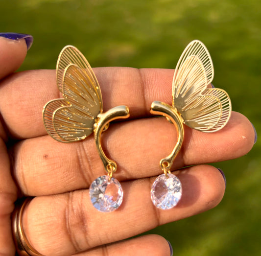 Anti-Tarnish Stunning Butterfly Earrings